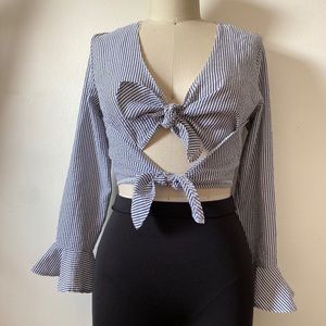 Double Tie Crop top